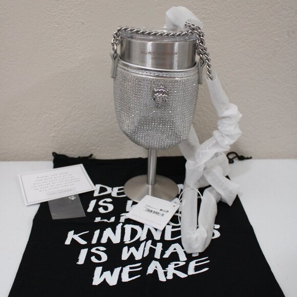 Kurt Geiger Silver Wine Glass Holder - Picture 3 of 10